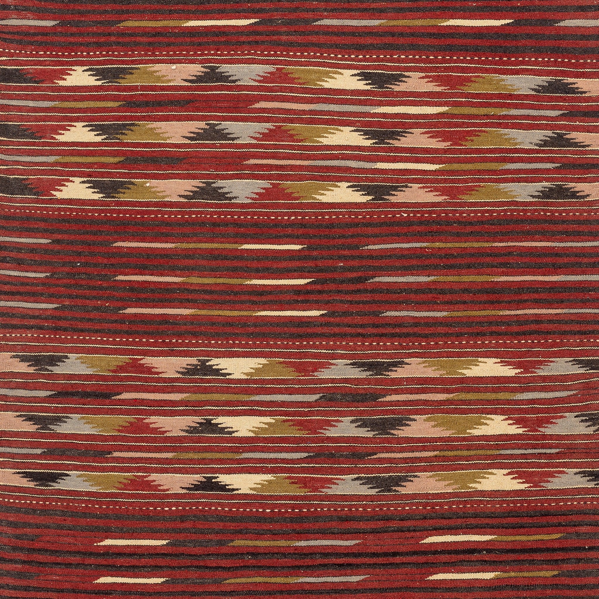 Turkmen Kilim (3.3 x 6.4)ft