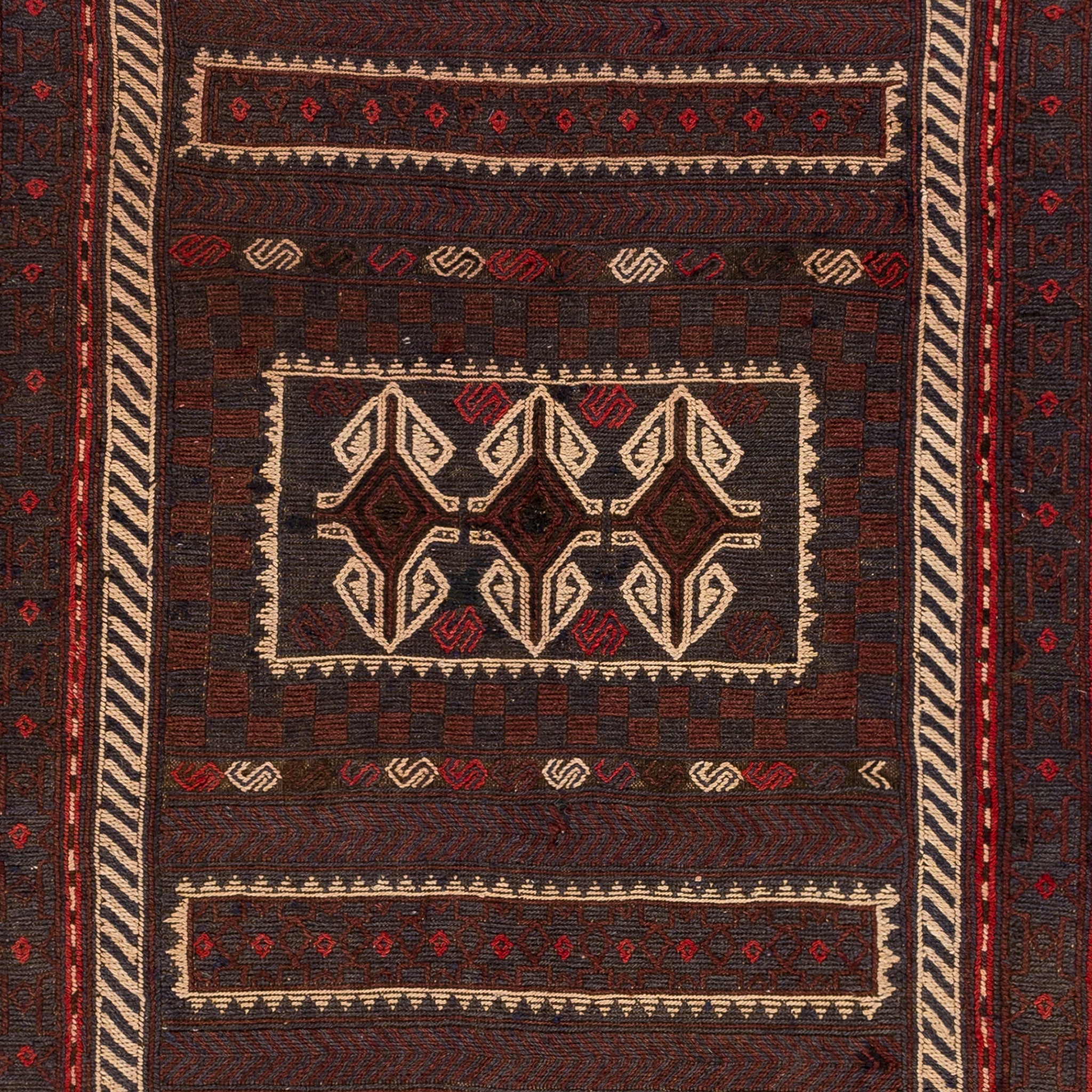Golbarjasta Kilim (4.1 x 7.8)ft