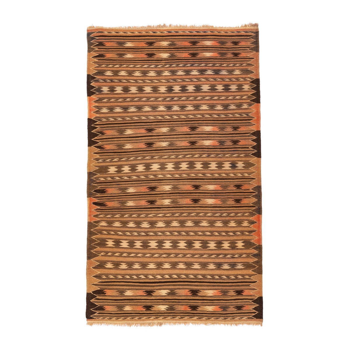 Turkmen Kilim (3.7 x 6.4)ft