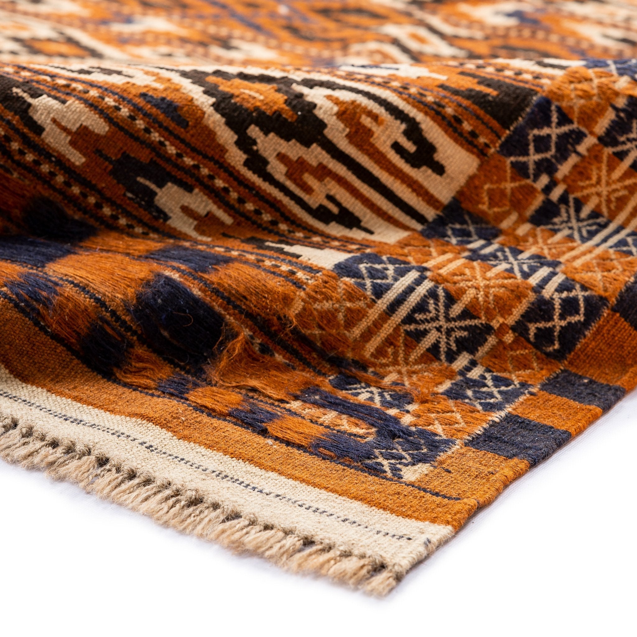 Turkmen Kilim (3.4 x 6.4)ft