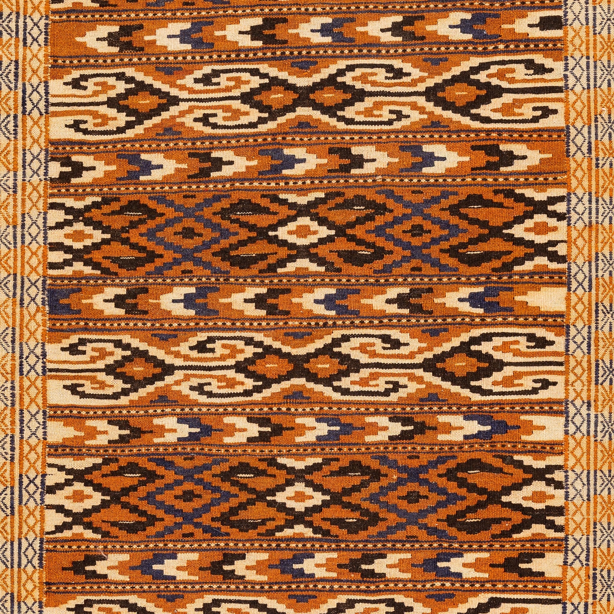 Turkmen Kilim (3.4 x 6.4)ft