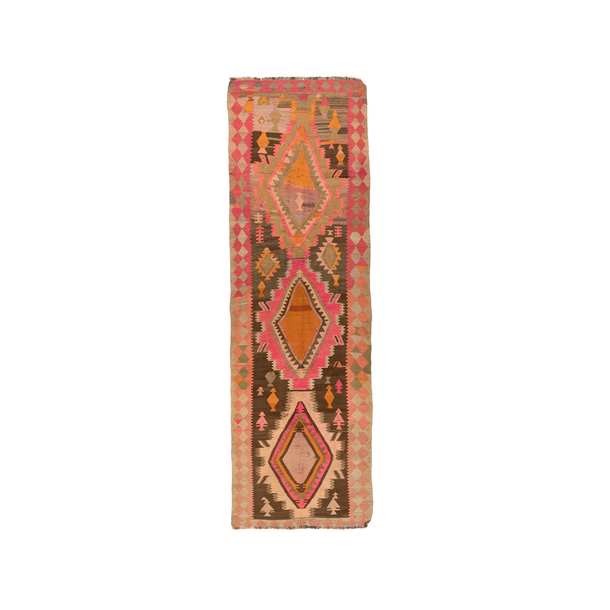 Ardebil Kilim (4.3 x 13.3)ft