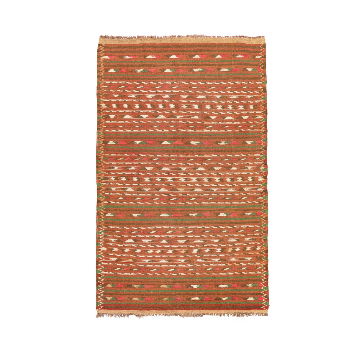 Turkmen Kilim (3.8 x 6.2)ft