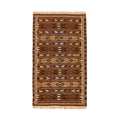 Turkmen Kilim (3.6 x 6.2)ft