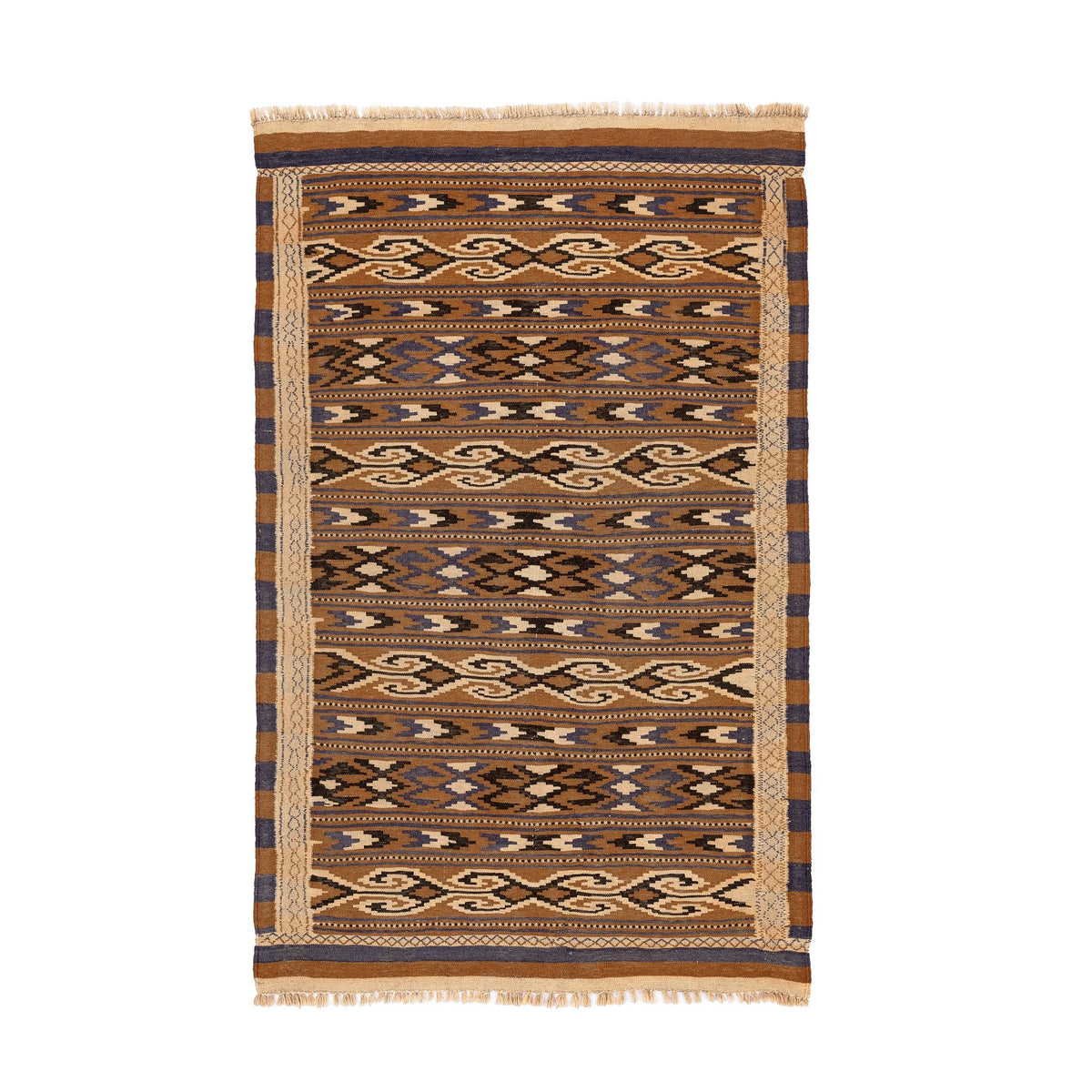 Turkmen Kilim (3.7 x 6.2)ft