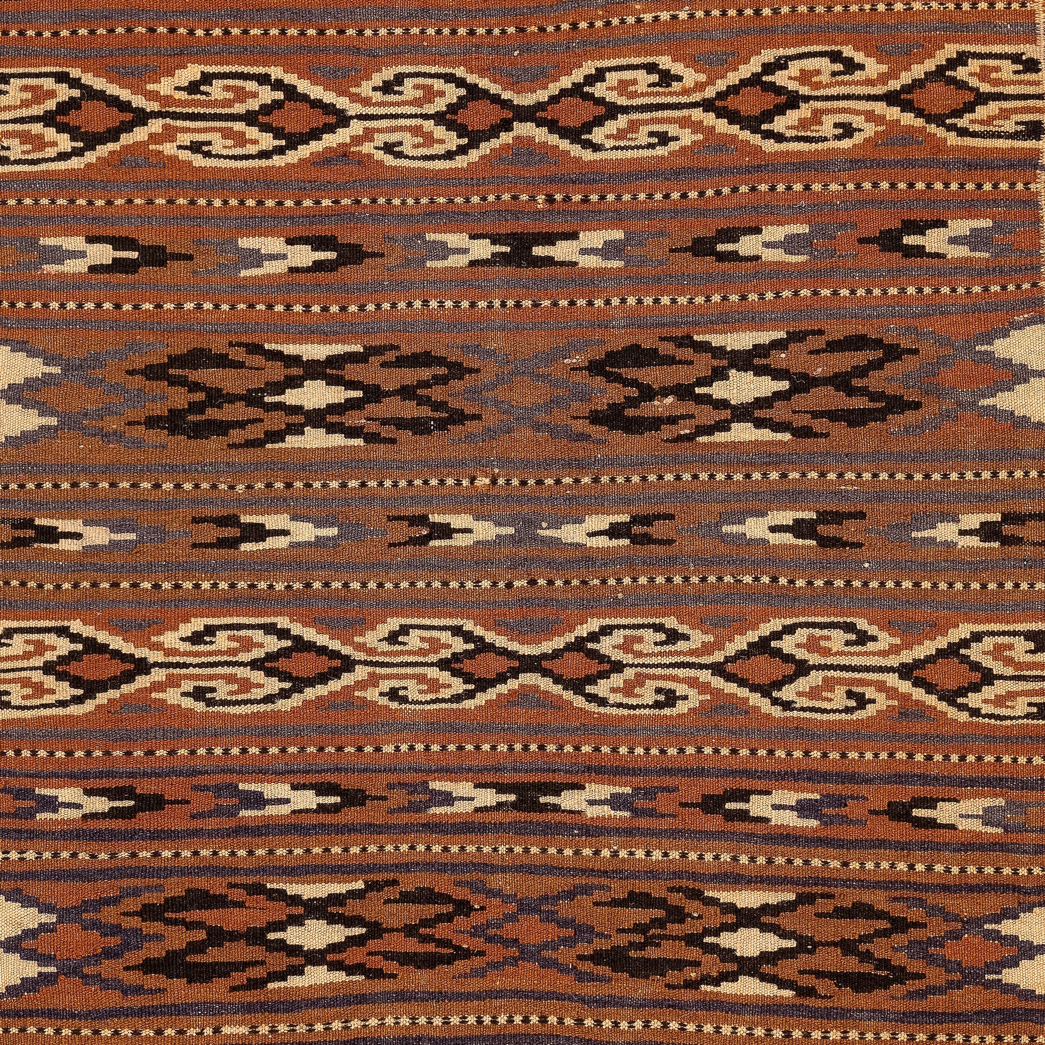 Turkmen Kilim (3.6 x 5.8)ft