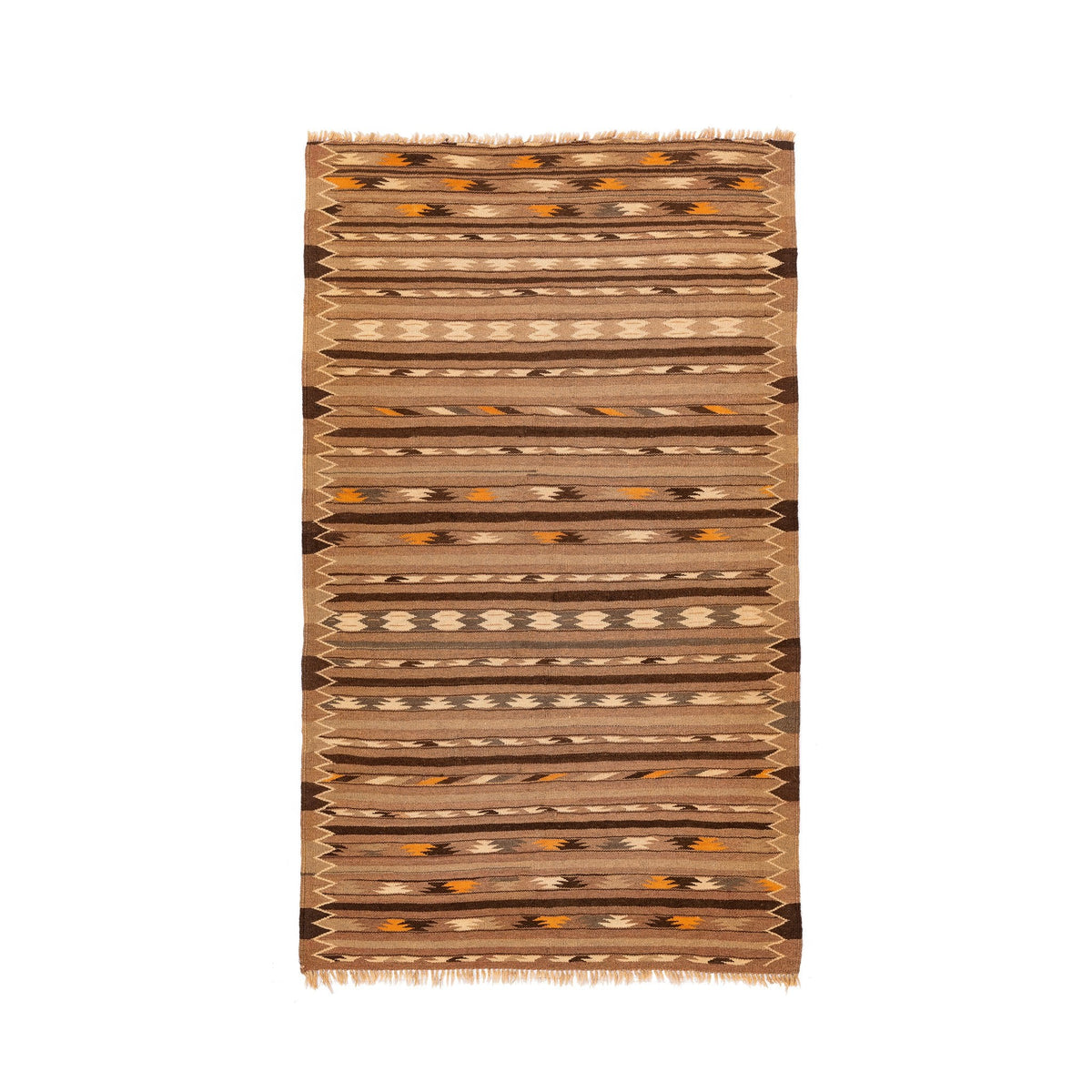 Turkmen Kilim (3.7 x 6.2)ft