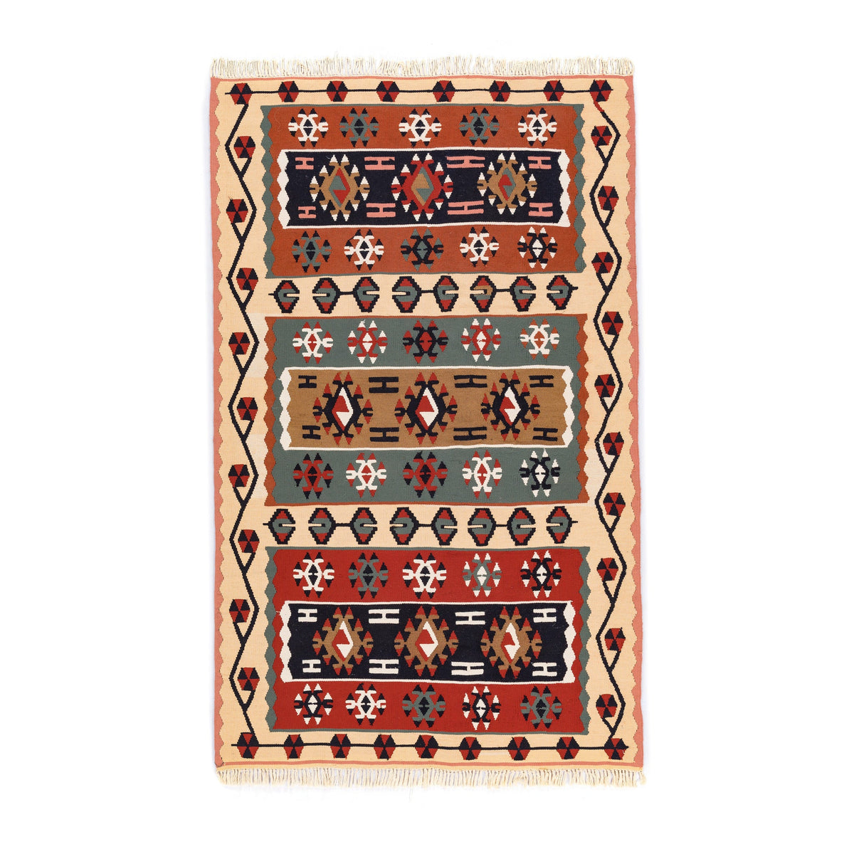 Ardebil Kilim (3.5 x 5.8)ft