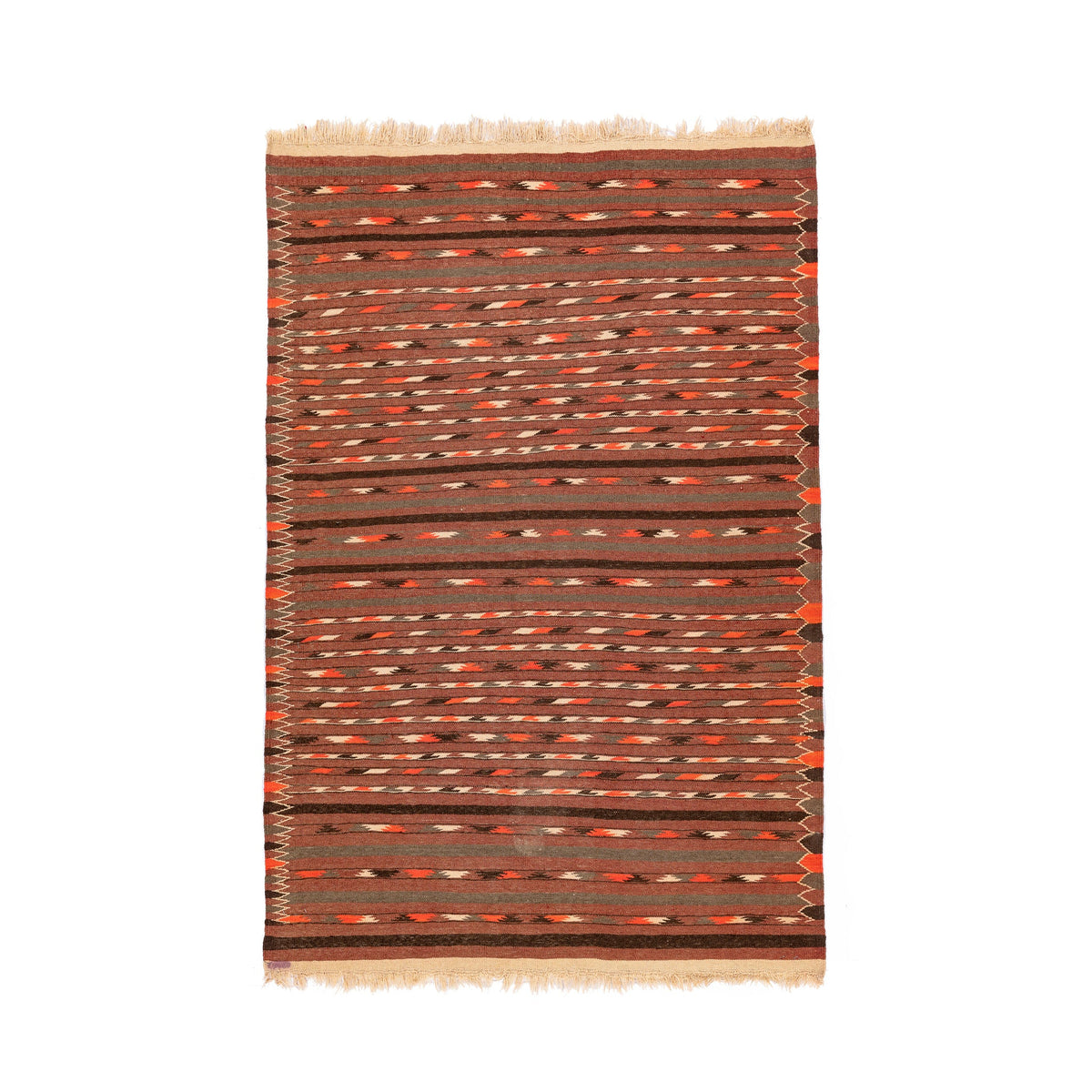 Turkmen Kilim (3.9 x 5.9)ft