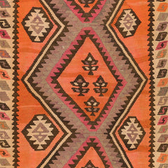 Ardebil Kilim (4.3 x 8.2)ft