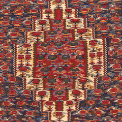 Senneh Kilim (3.8 x 4.1)ft