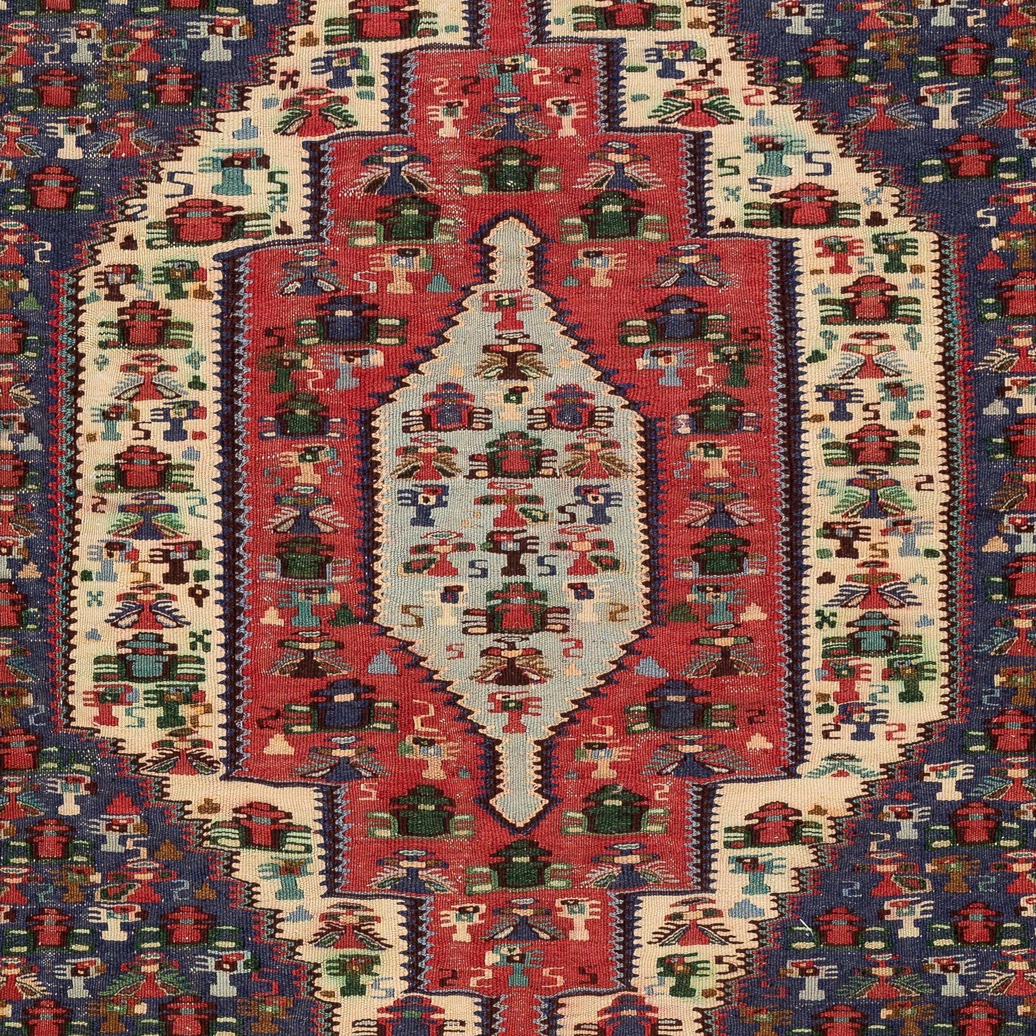 Senneh Kilim (4 x 5.1)ft
