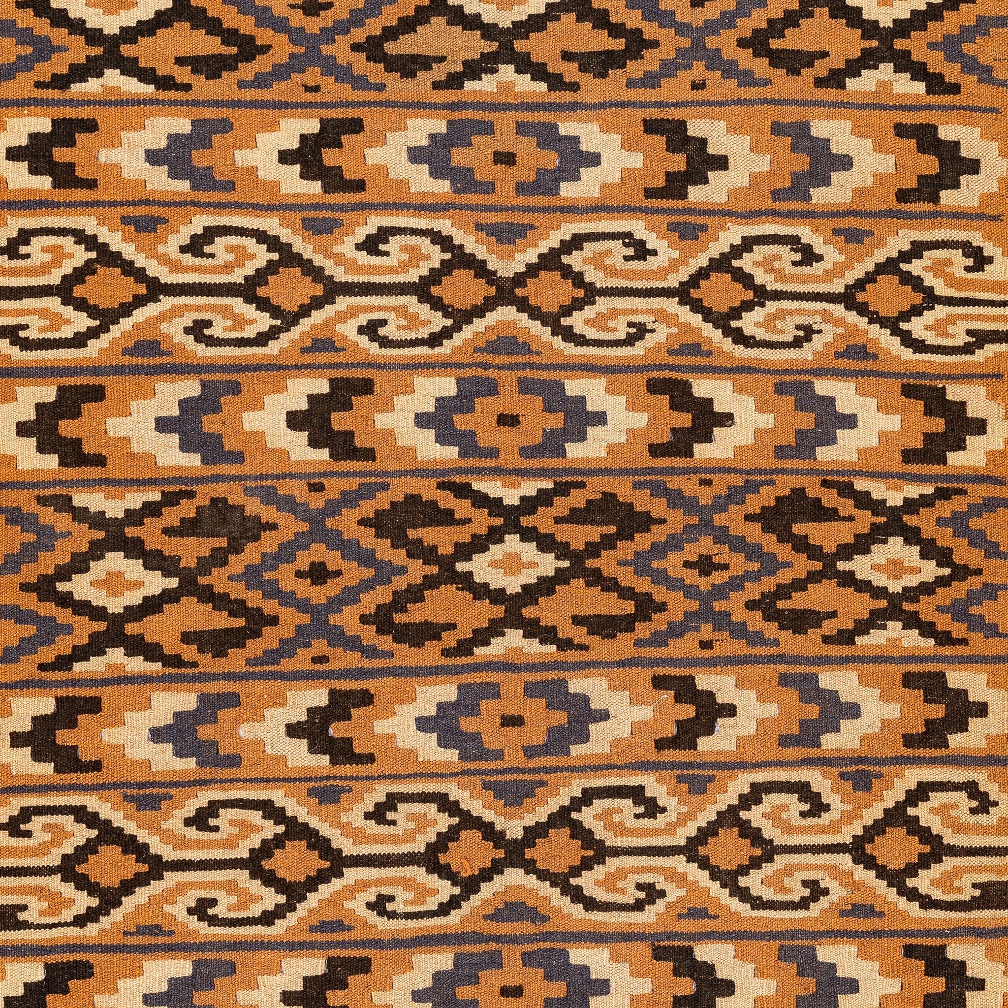 Turkmen Kilim (3.4 x 6.1)ft