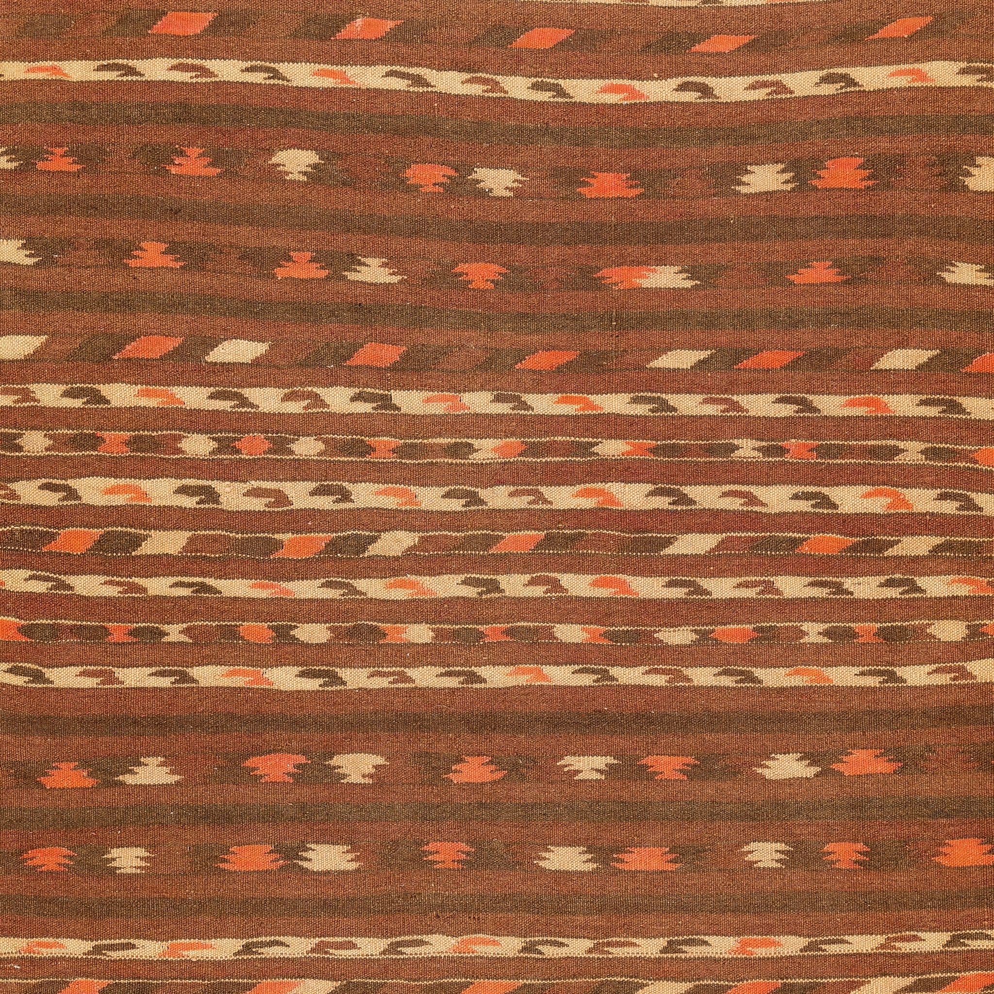 Turkmen Kilim (3.8 x 6.2)ft