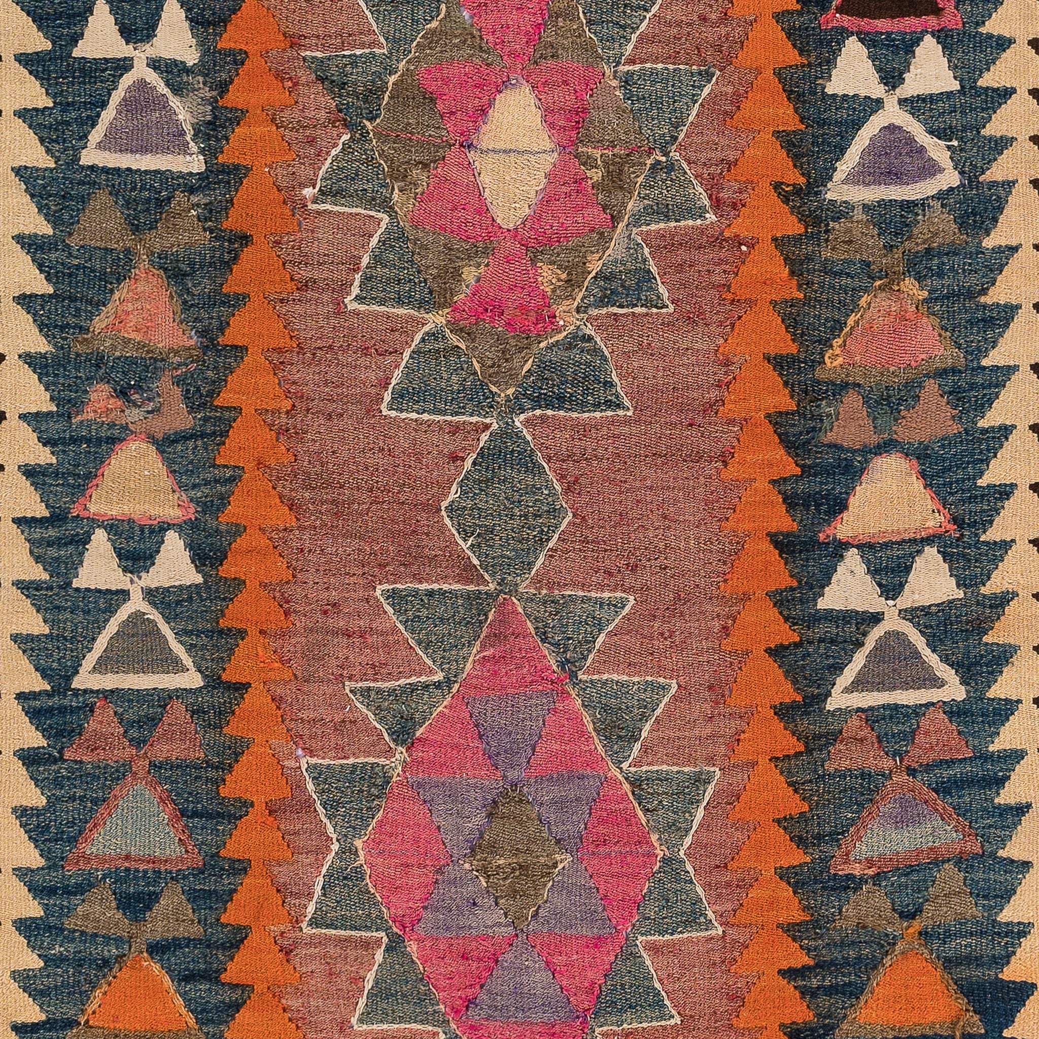 Ardebil Kilim (3.8 x 7.4)ft