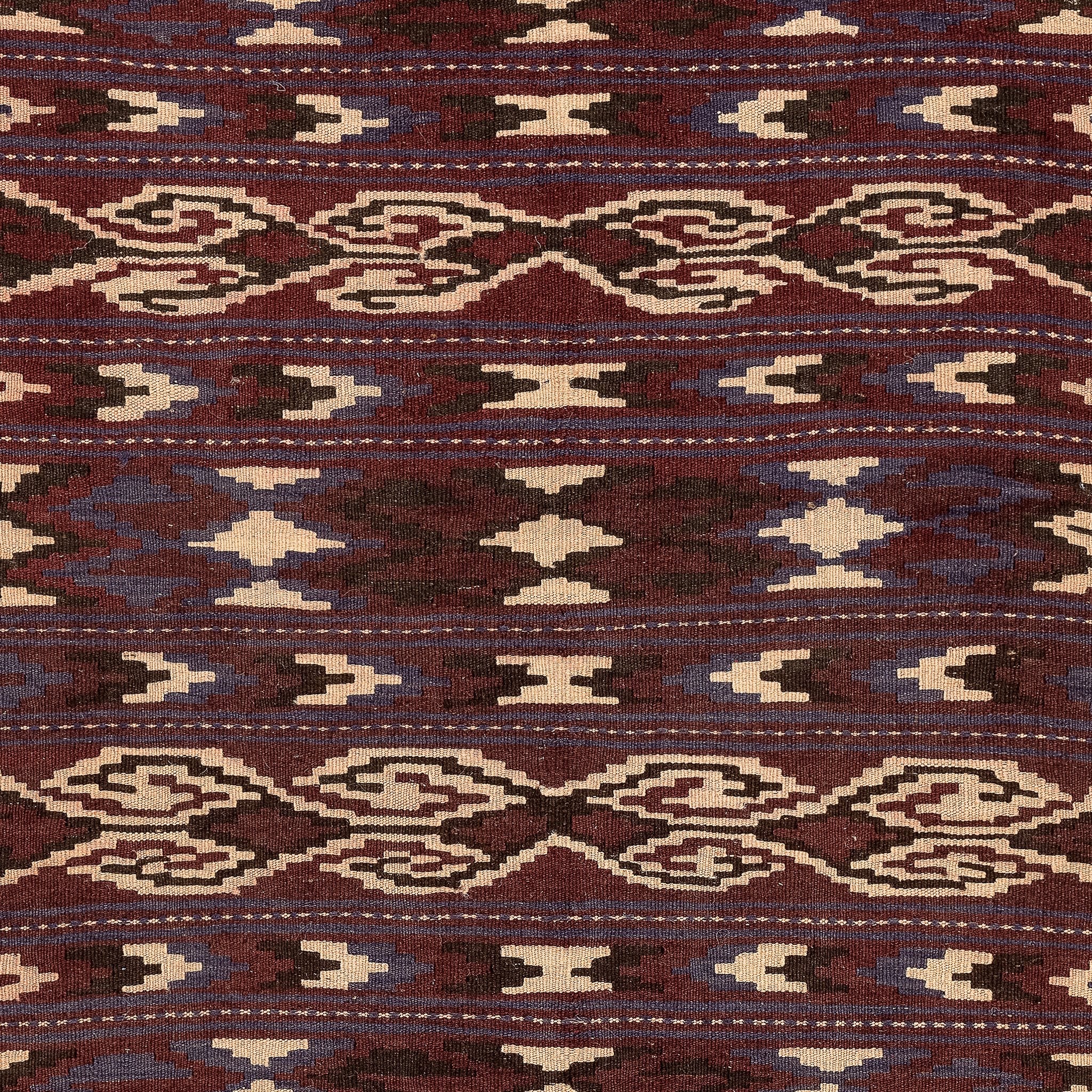 Turkmen Kilim (3.6 x 6.2)ft