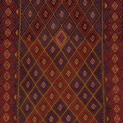 Golbarjasta Kilim (4.6 x 8.9)ft