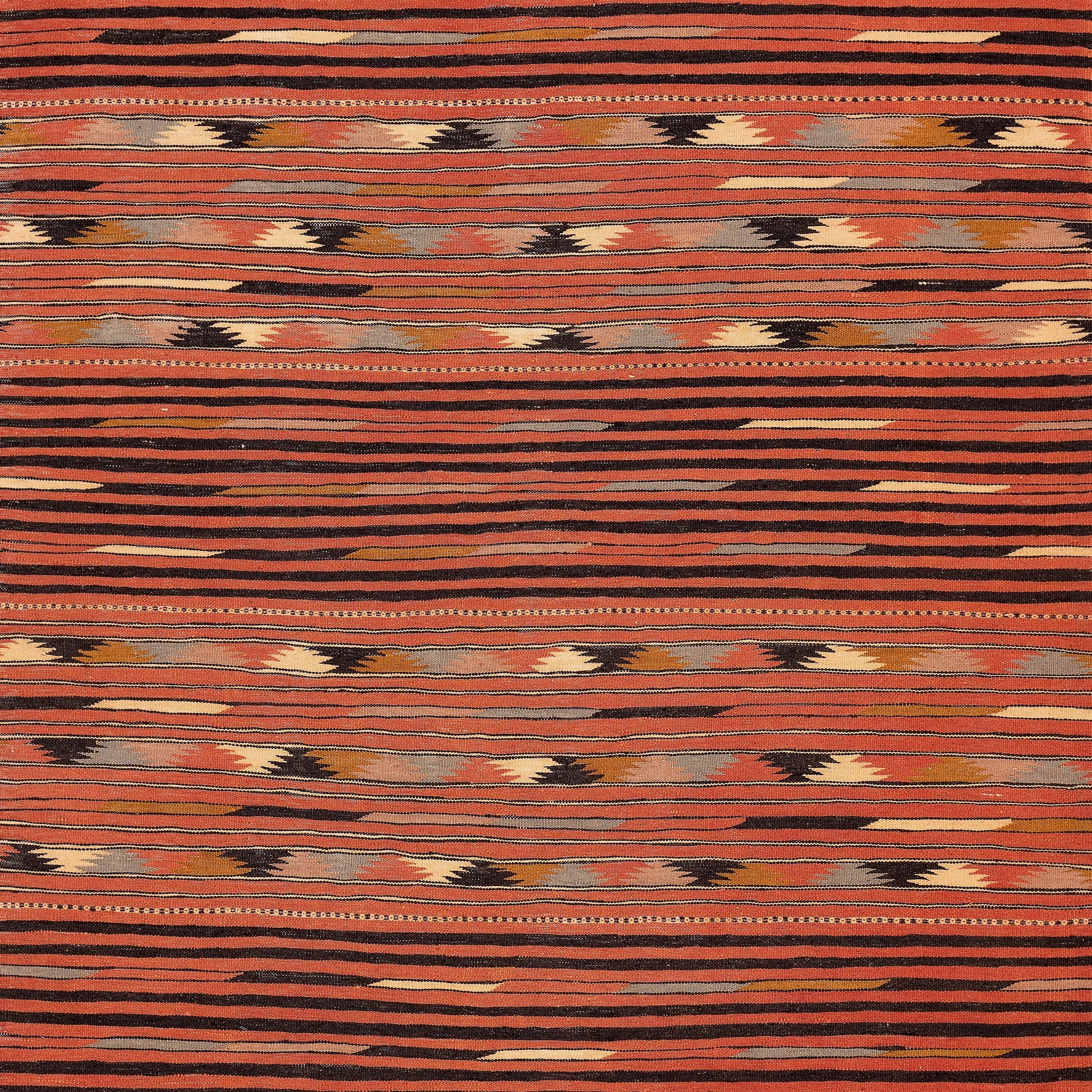 Turkmen Kilim (3.4 x 6.2)ft