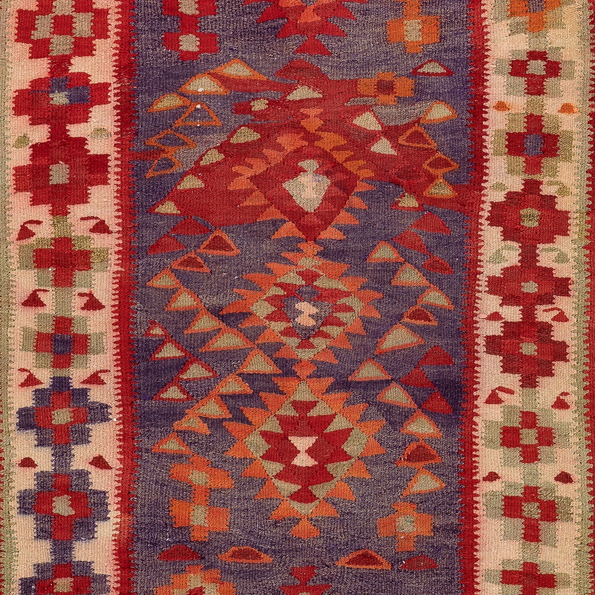 Ardebil Kilim (4.2 x 9.9)ft