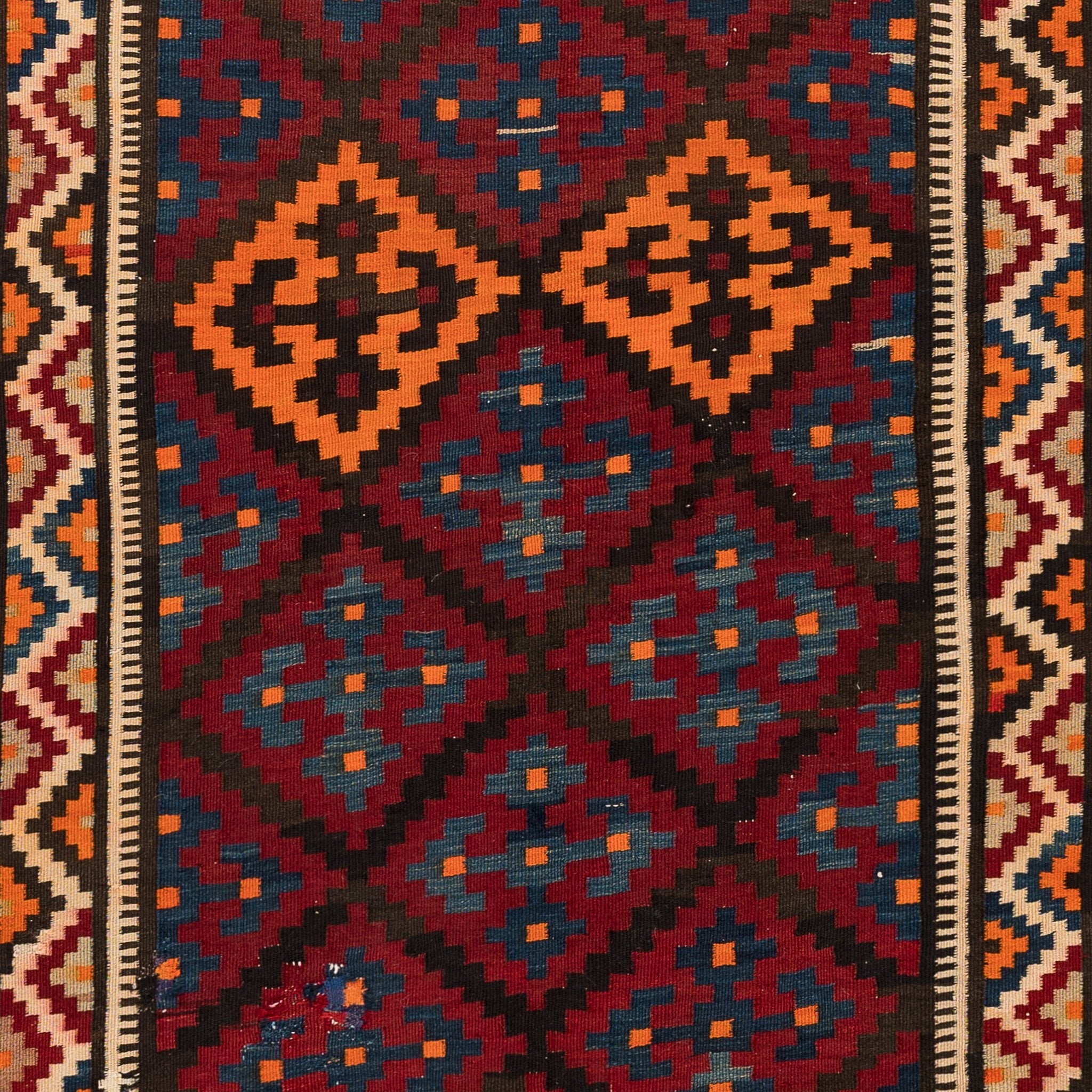 Ardebil Kilim (3.9 x 12)ft
