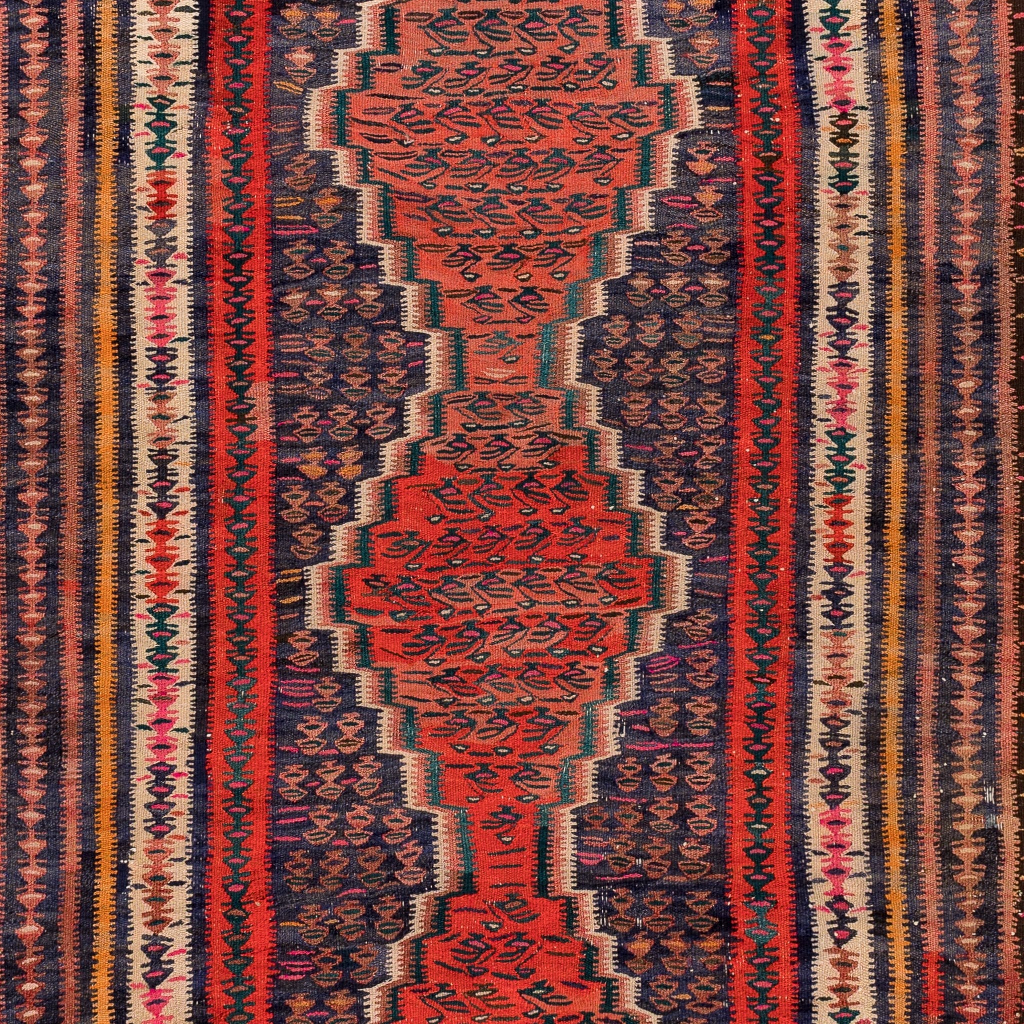 Ardebil Kilim (4.4 x 9.2)ft