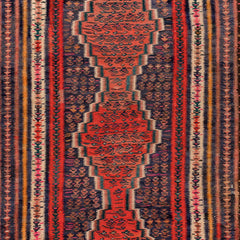 Ardebil Kilim (4.4 x 9.2)ft
