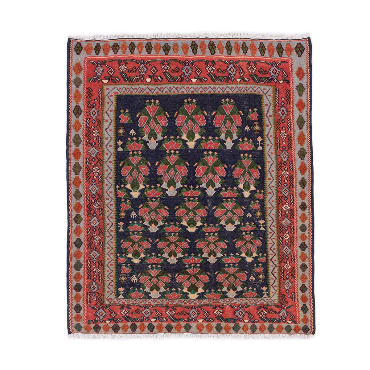 Senneh Kilim (4.4 x 5)ft