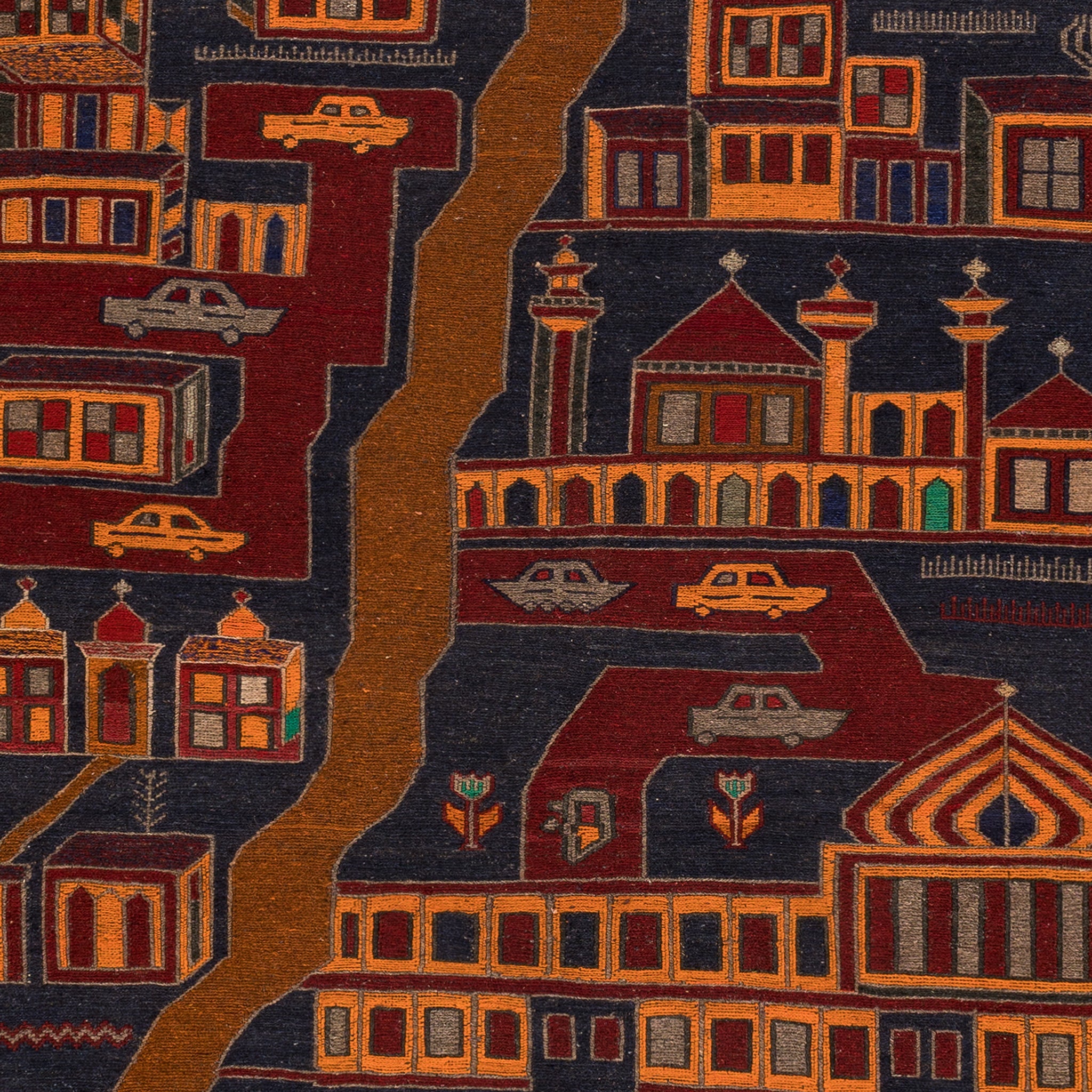 Golbarjasta Kilim (6.1 x 8.8)ft