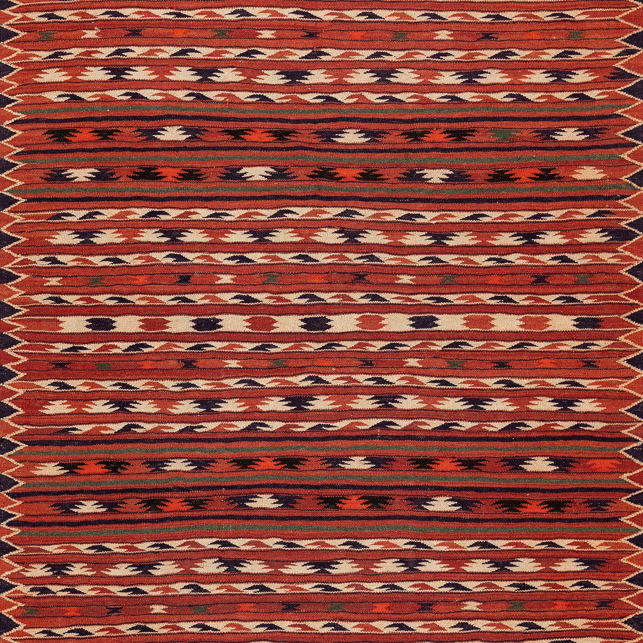 Turkmen Kilim (3.9 x 6.3)ft