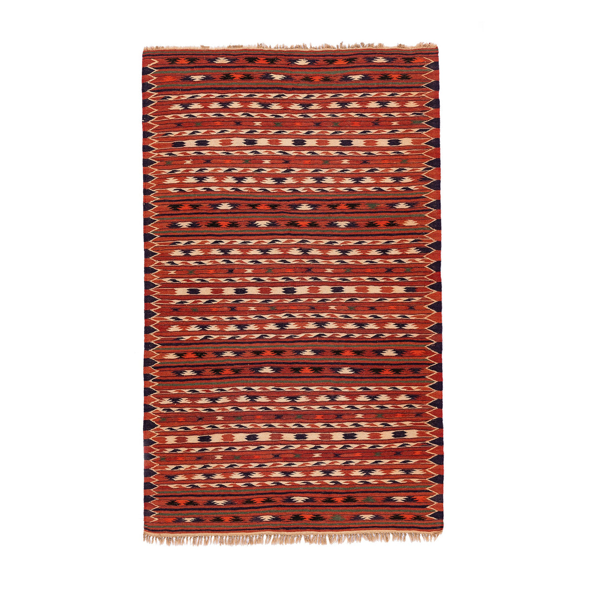 Turkmen Kilim (3.9 x 6.3)ft