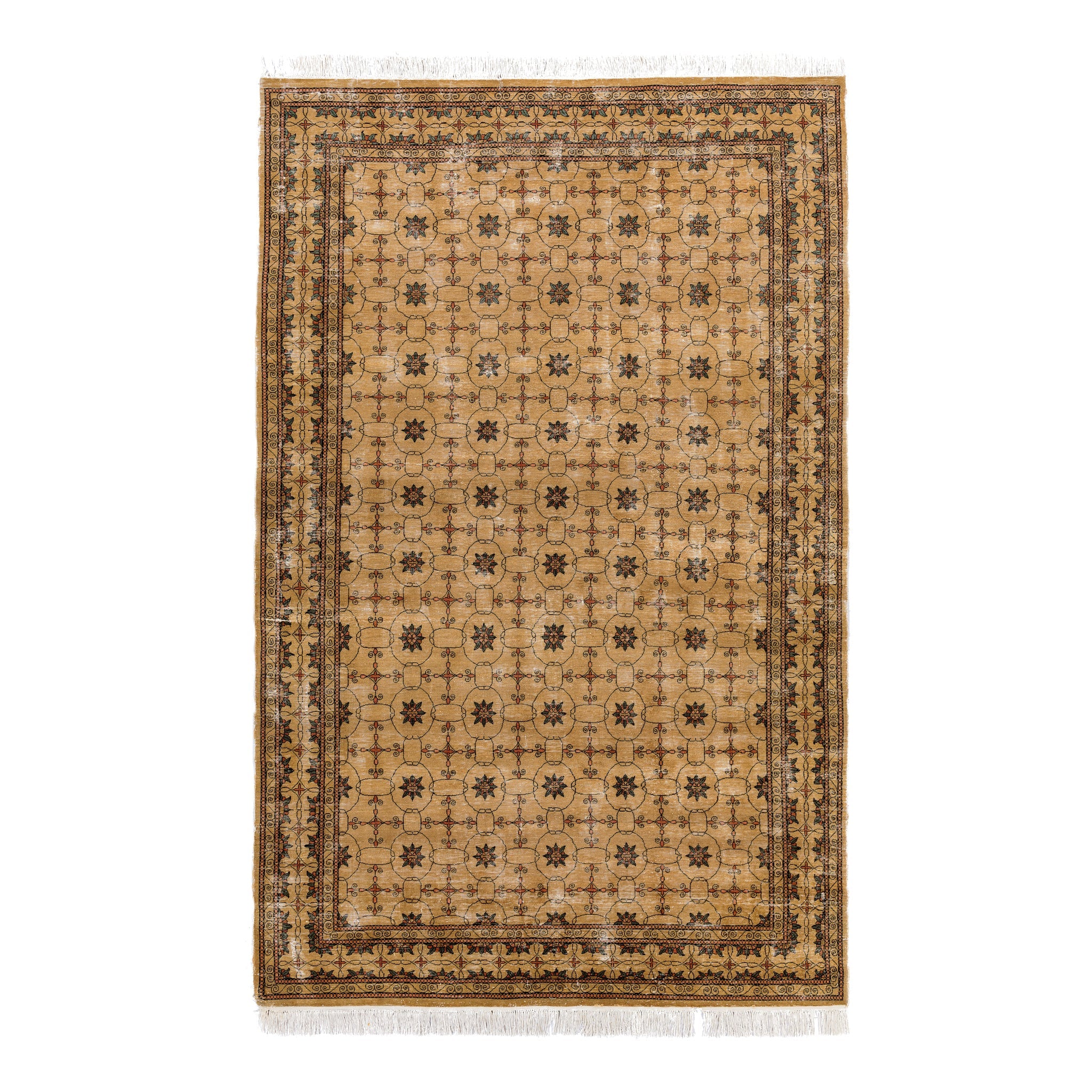 Overdyed Kerman Rug(5.7 x 9)ft