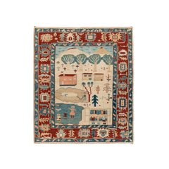 Turkish Gabbeh (6.2 x 7.2)ft