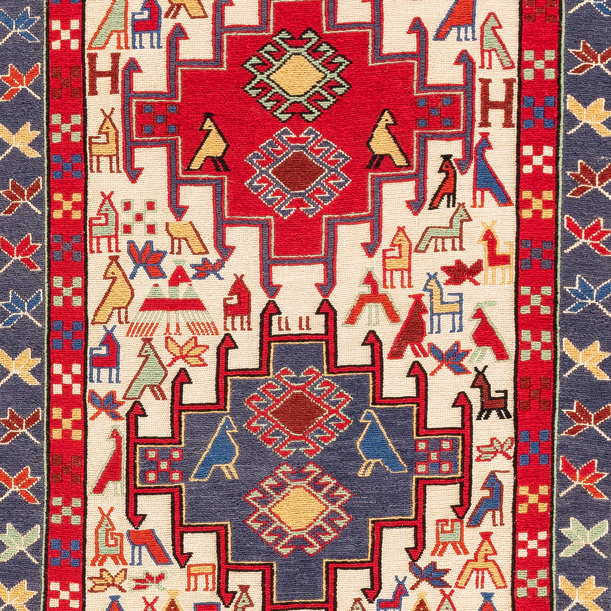 Soumak Kilim (2.4 x 3.1)ft