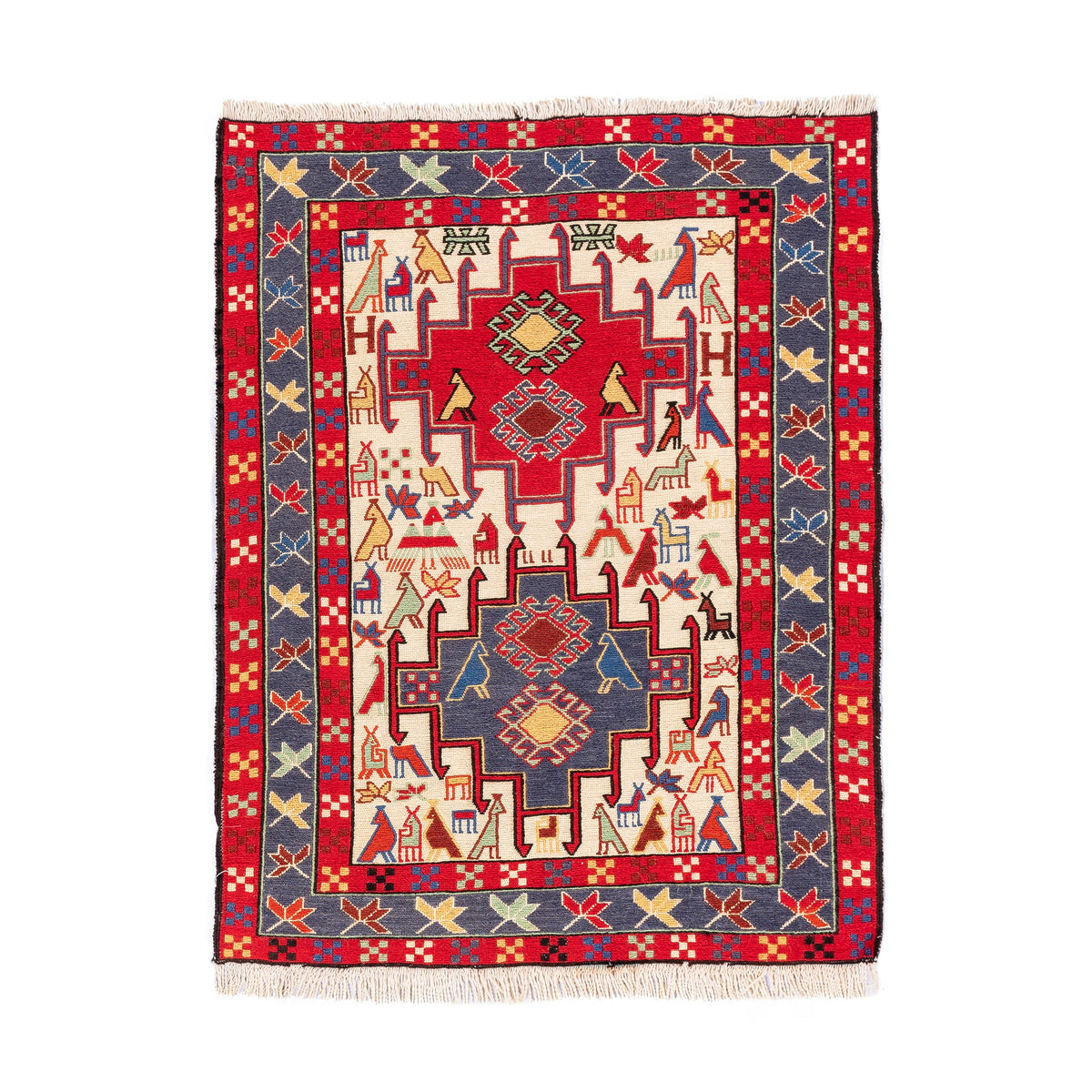 Soumak Kilim (2.4 x 3.1)ft