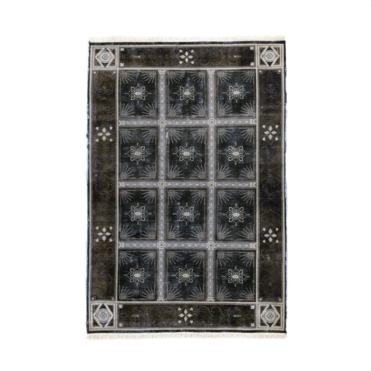 Overdyed Kerman Rug(5.8 x 8.5)ft