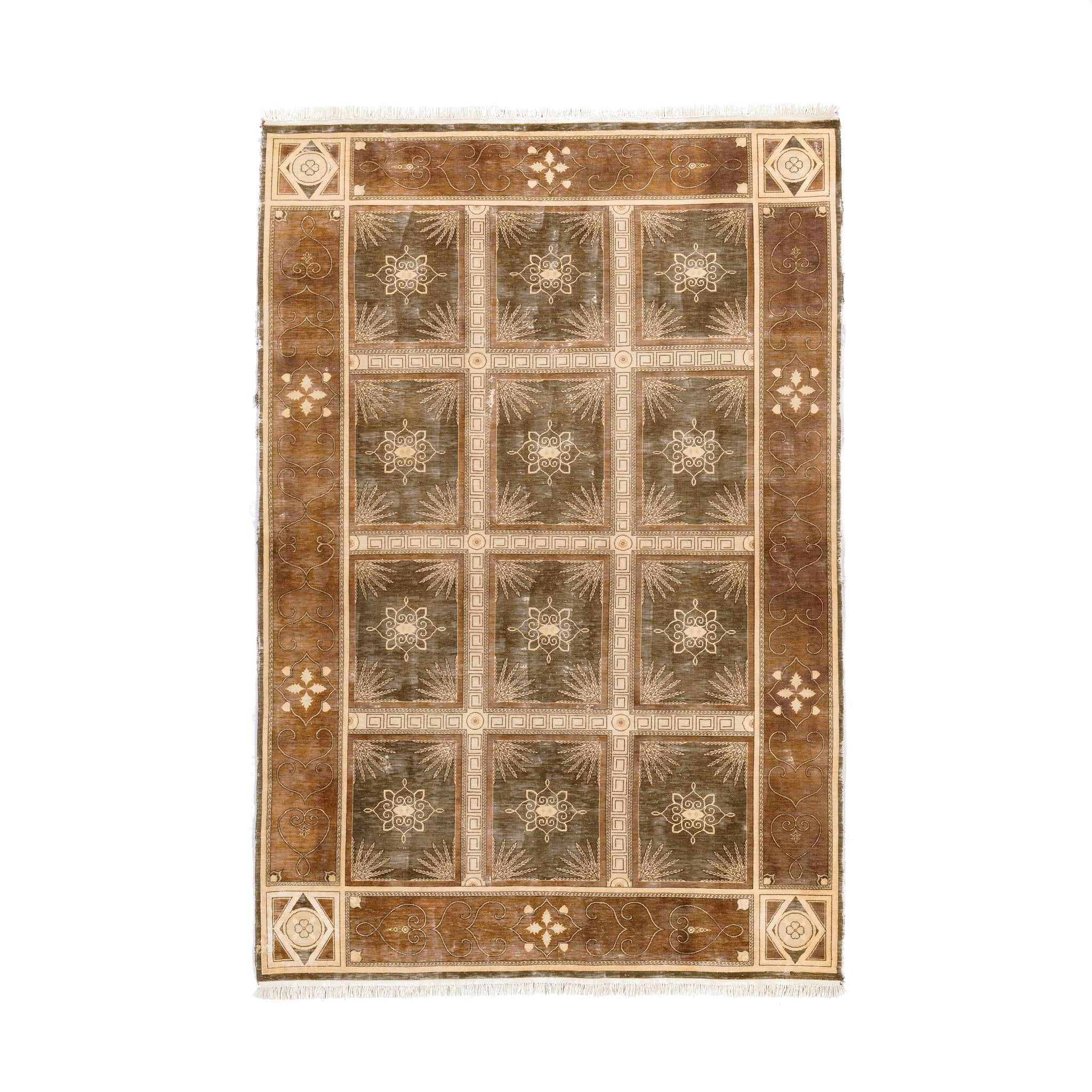 Overdyed Kerman Rug(5.8 x 8.5)ft