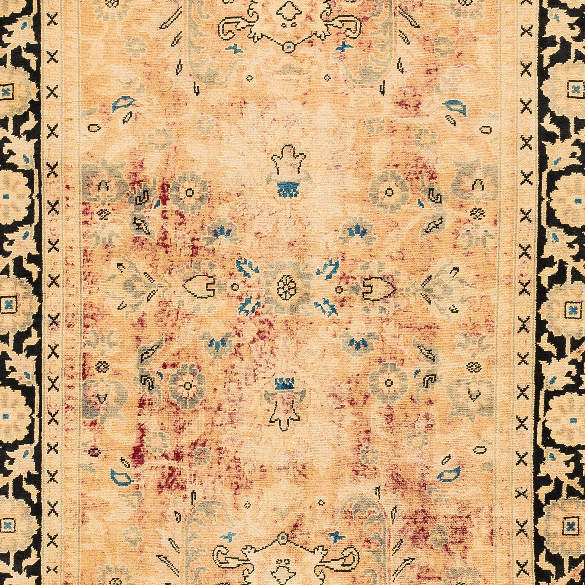 Uzbek (3.9 x 6.1)ft