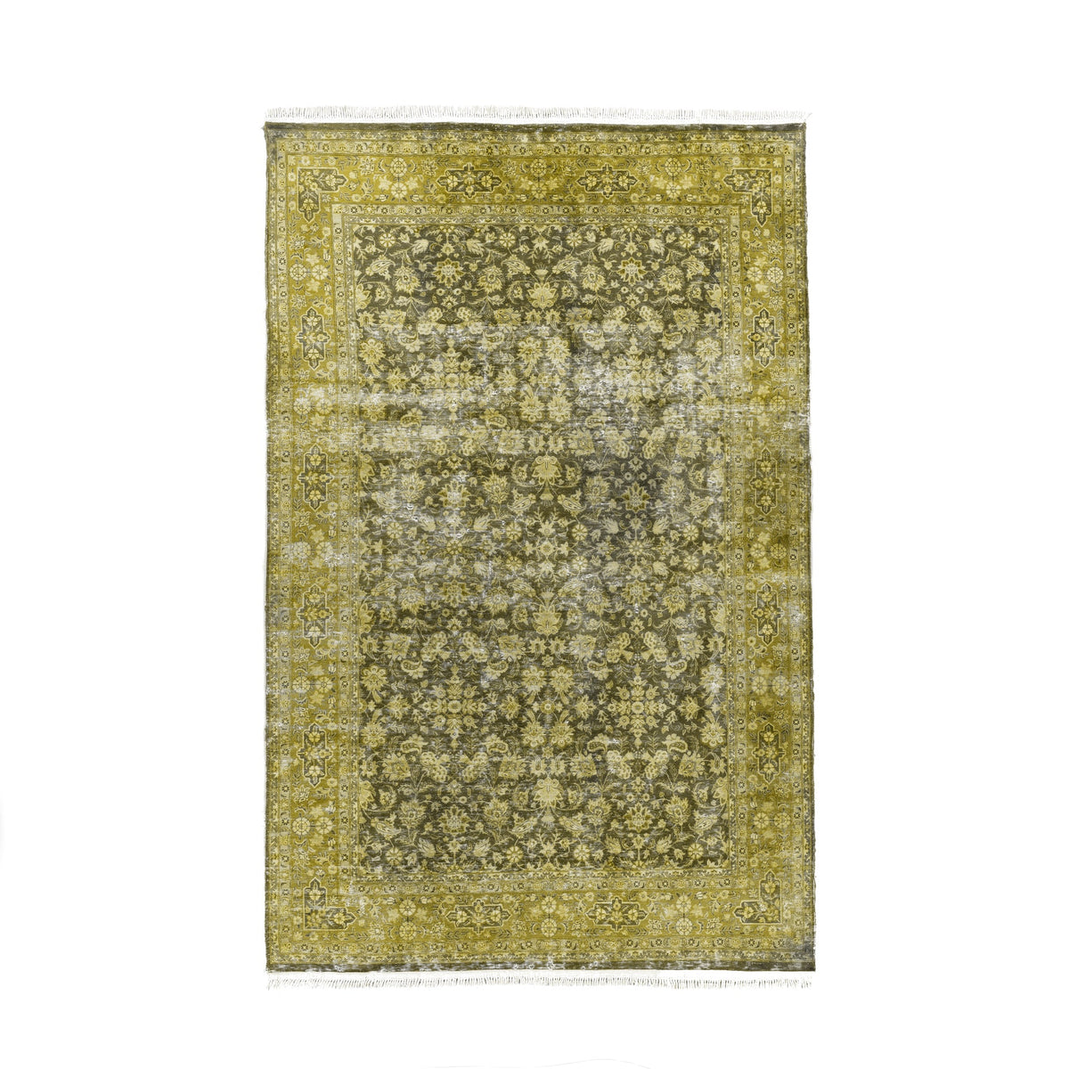 Overdyed Kashan (5.9 x 9.2)ft