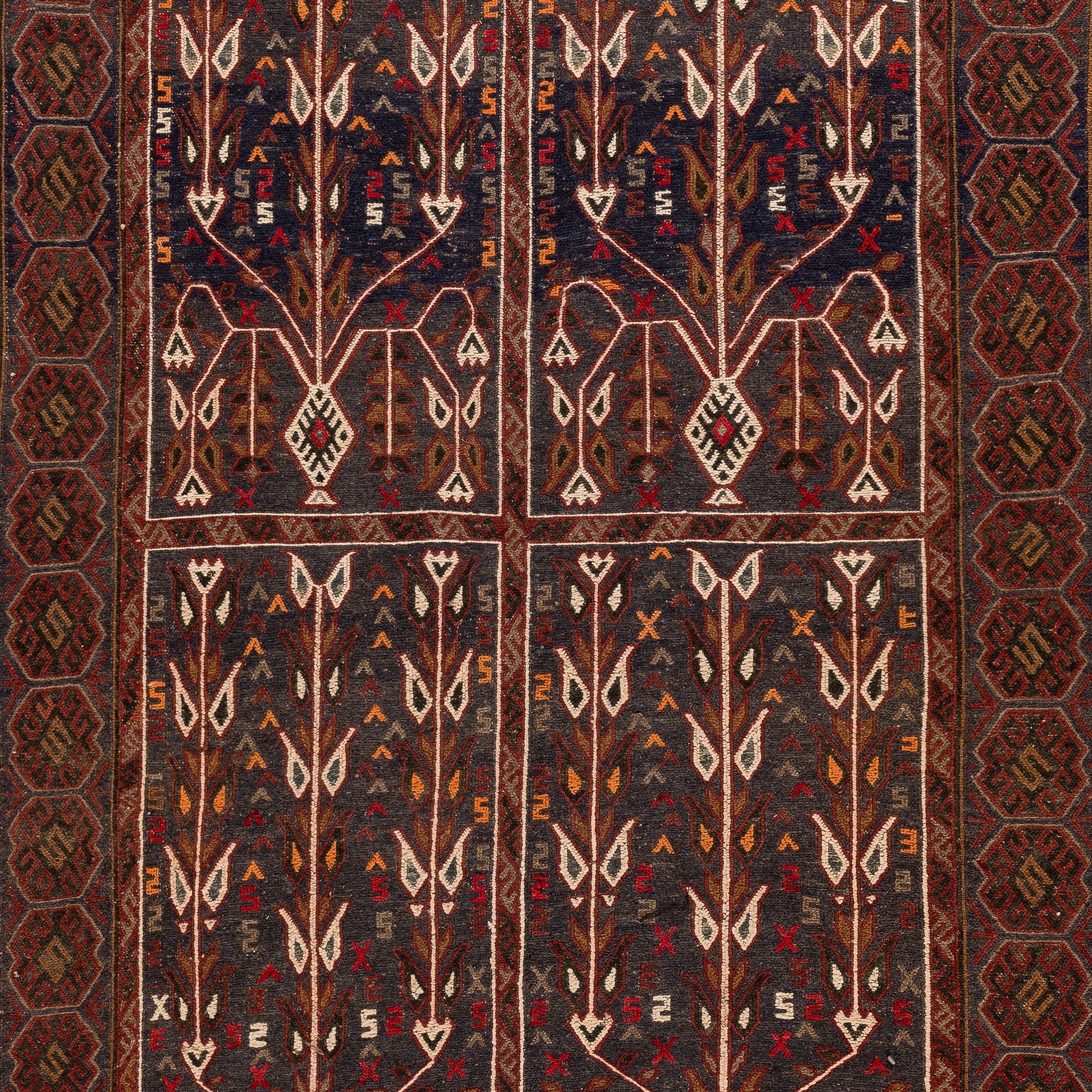 Golbarjasta Kilim (5.1 x 8.8)ft