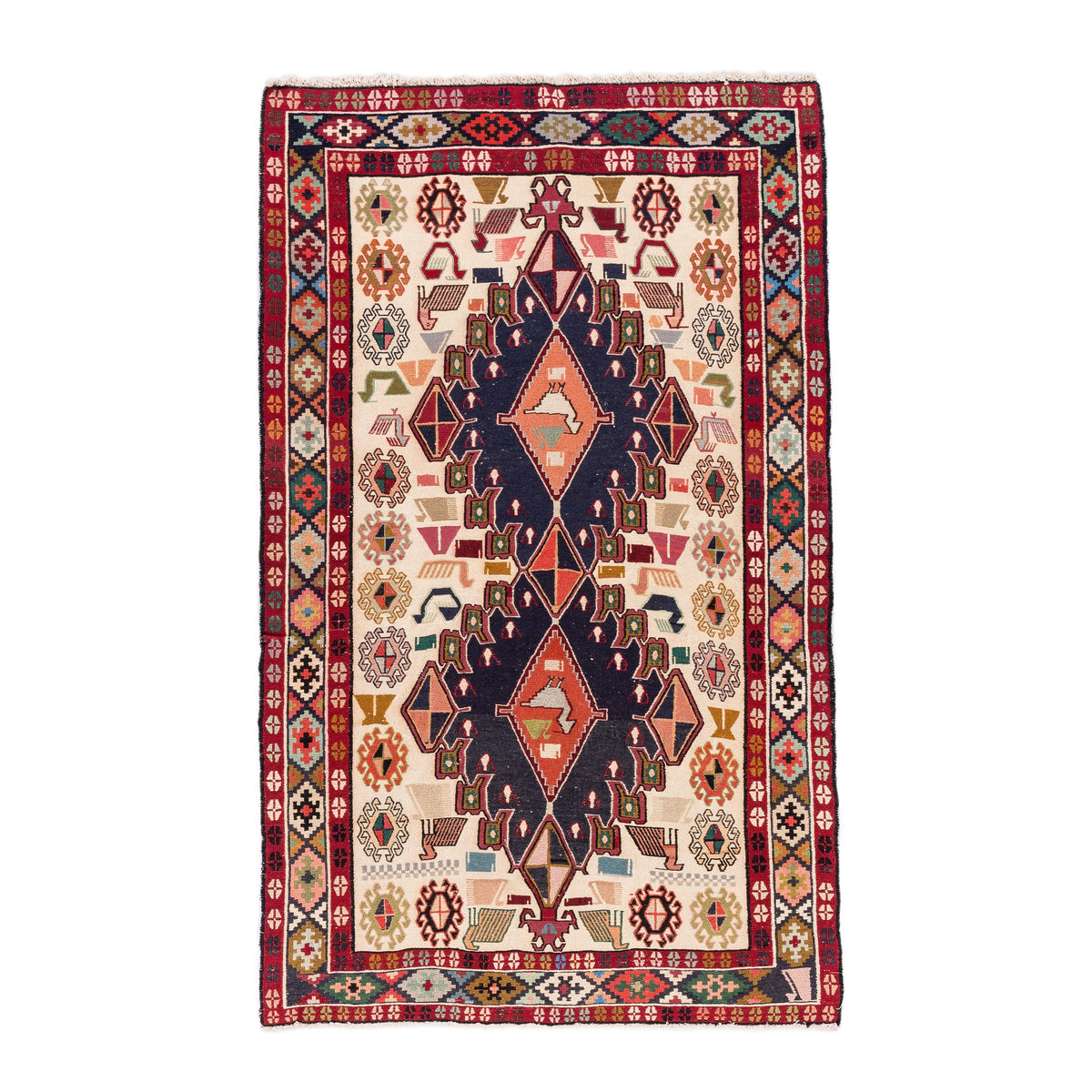 Soumak Kilim (3.8 x 6.1)ft
