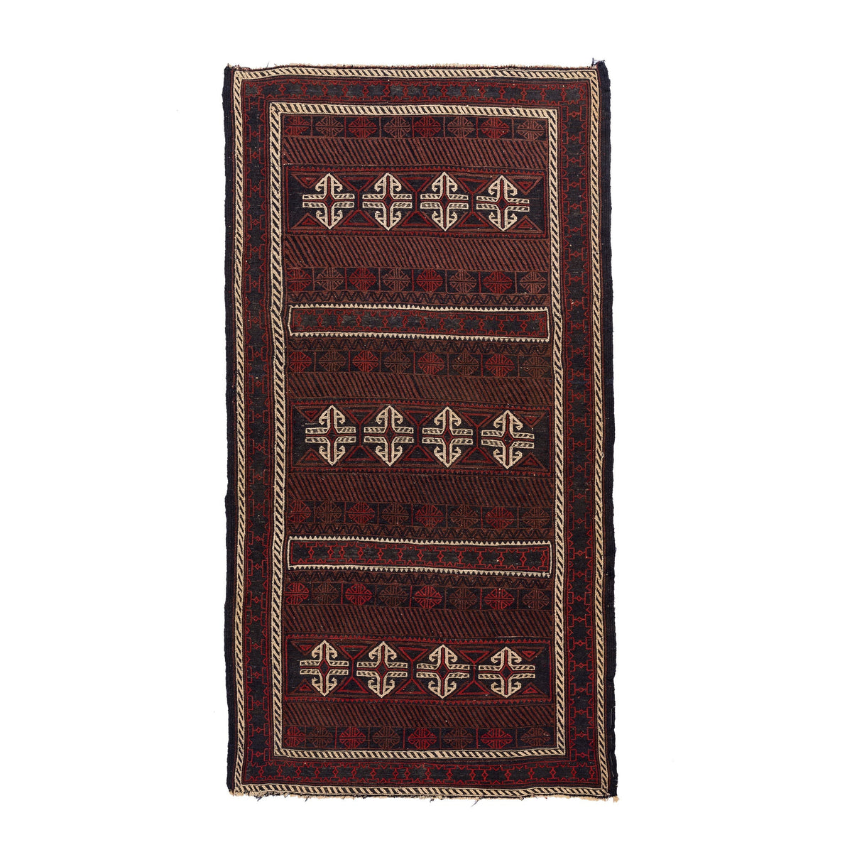 Golbarjasta Kilim (4.1 x 7.6)ft