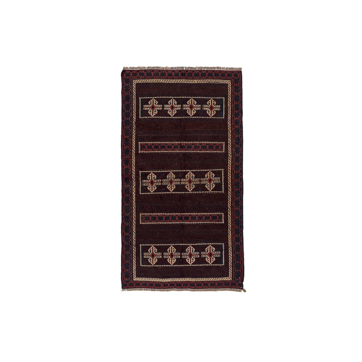 Golbarjasta Kilim (3.9 x 6.9)ft