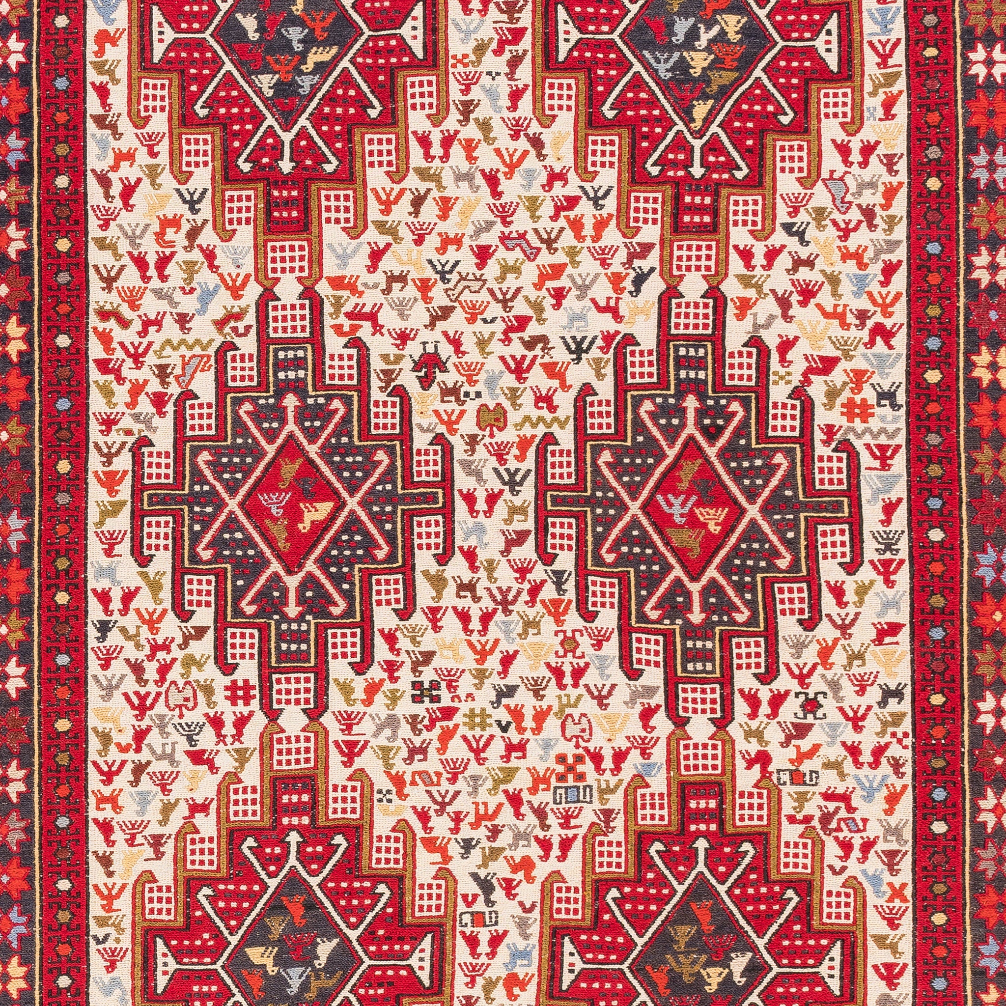 Soumak Kilim (3.4 x 4.7)ft