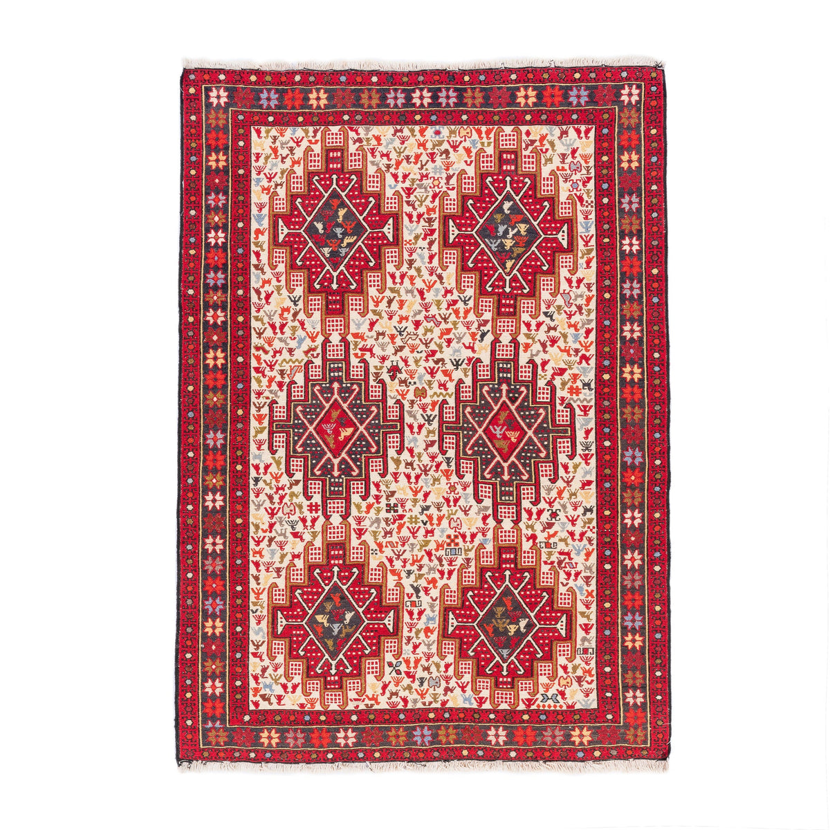 Soumak Kilim (3.4 x 4.7)ft
