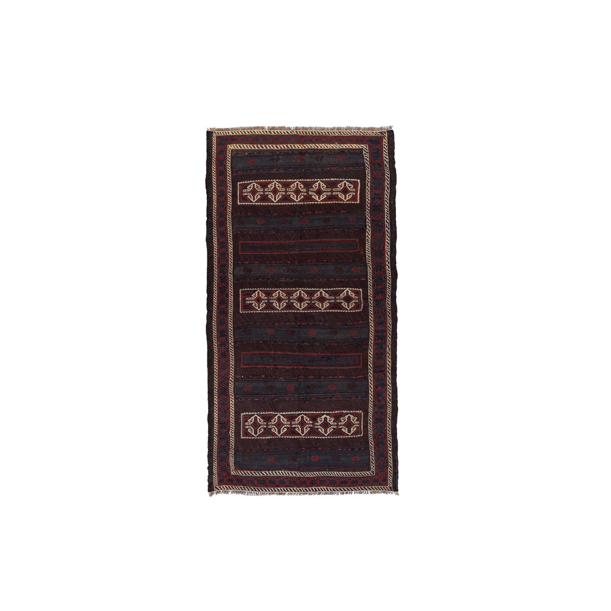 Golbarjasta Kilim (3.9 x 7.7)ft