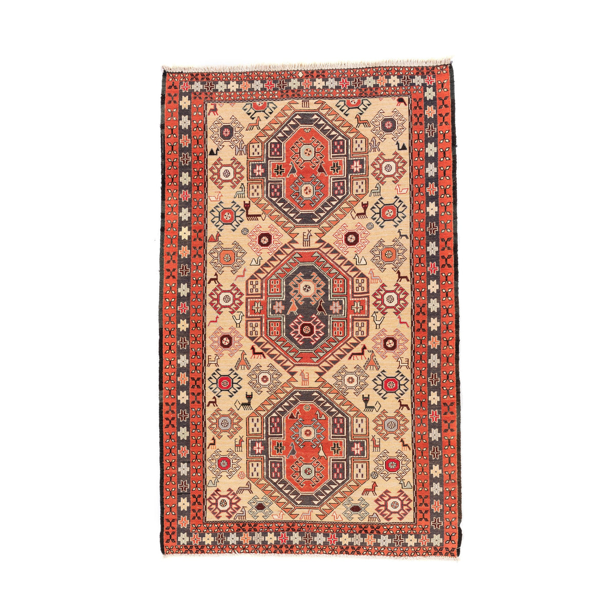 Soumak Kilim (3.1 x 4.9)ft