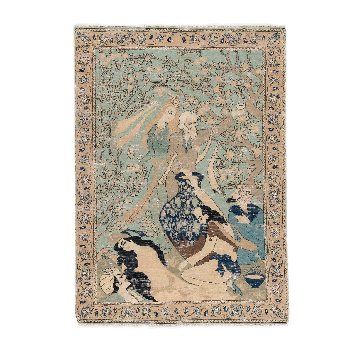 Pictorial Rug (3.4 x 5.4)ft
