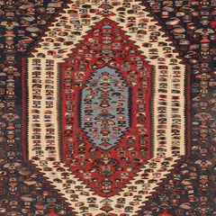 Senneh Kilim (3.9 x 4.9)ft