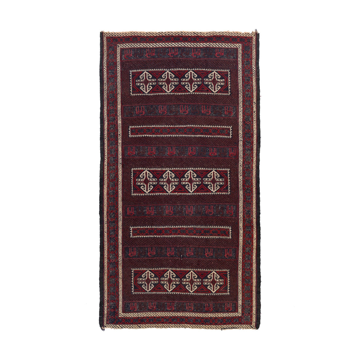 Golbarjasta Kilim (4.3 x 7.9)ft