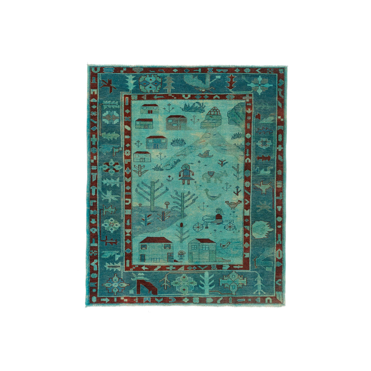 Turkish Gabbeh (6 x 7.3)ft